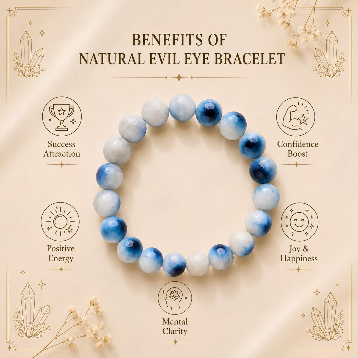 Natural Evil Eye Bracelet natural evil eye bracelet