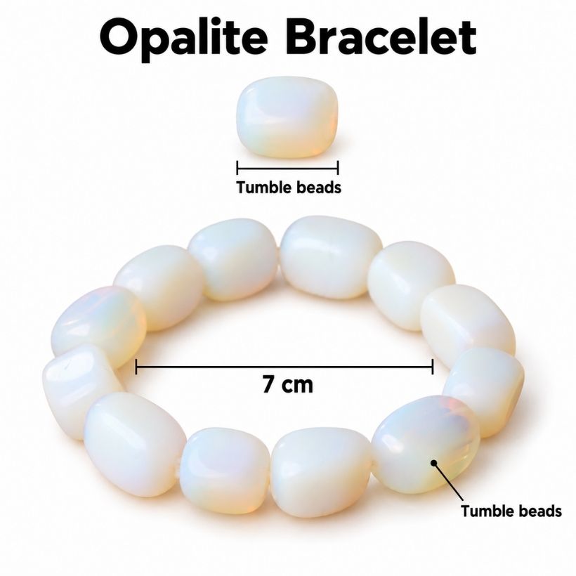 Opalite Tumble Bracelet opalite tumble bracelet