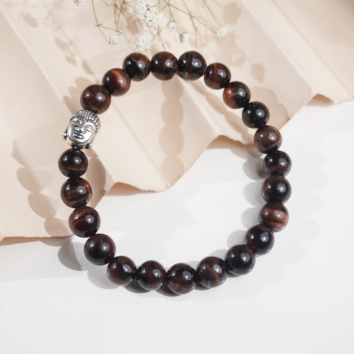 Pietersite Buddha Bracelet 8 mm