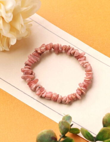 rhodochrosite chips beads bracelet