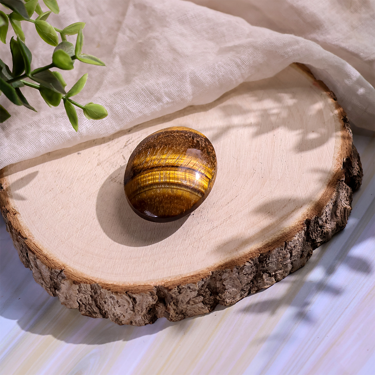 Tiger Eye Palm Stone (2) tiger eye palm stone hq