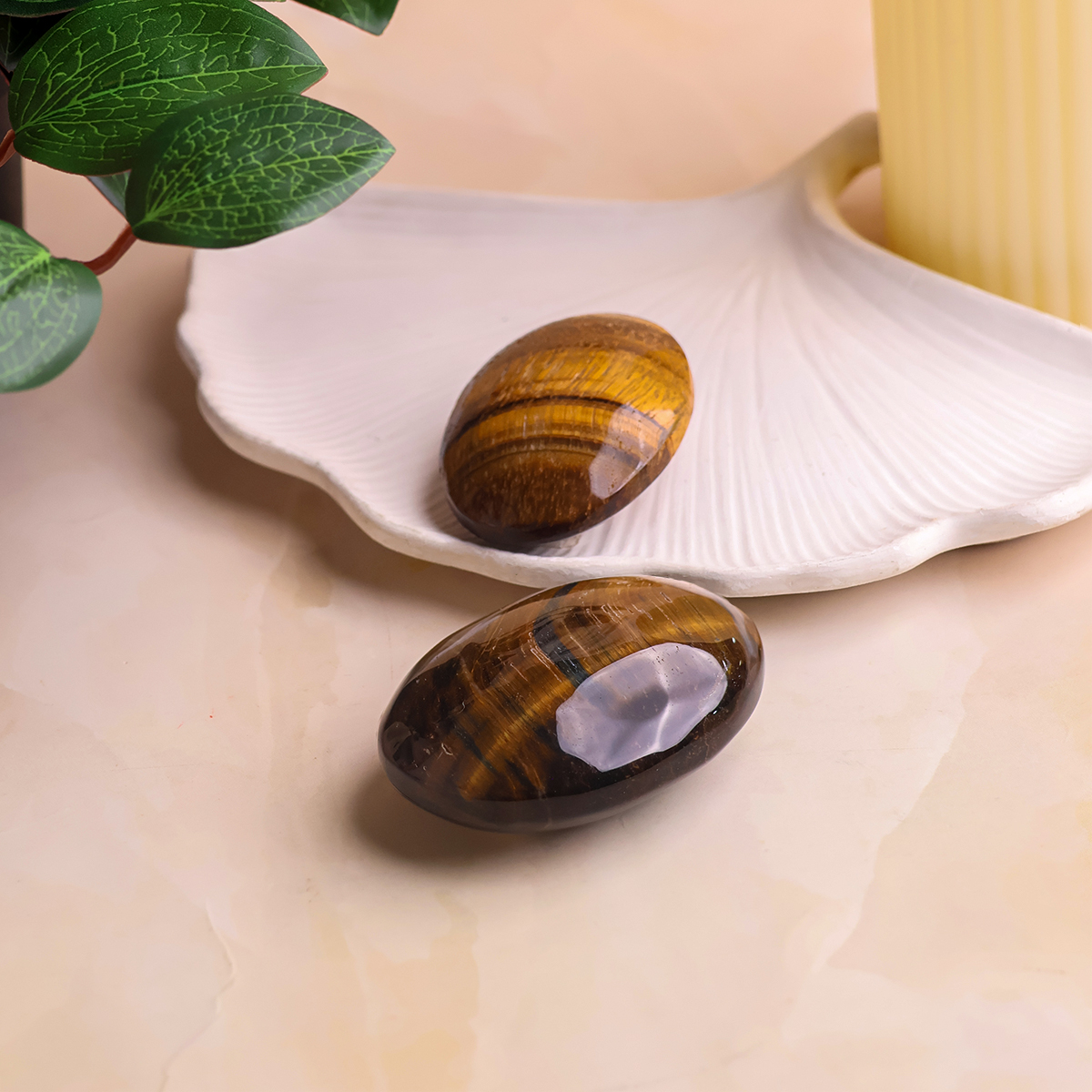Tiger Eye Palm Stone (3) tiger eye palm stone hq