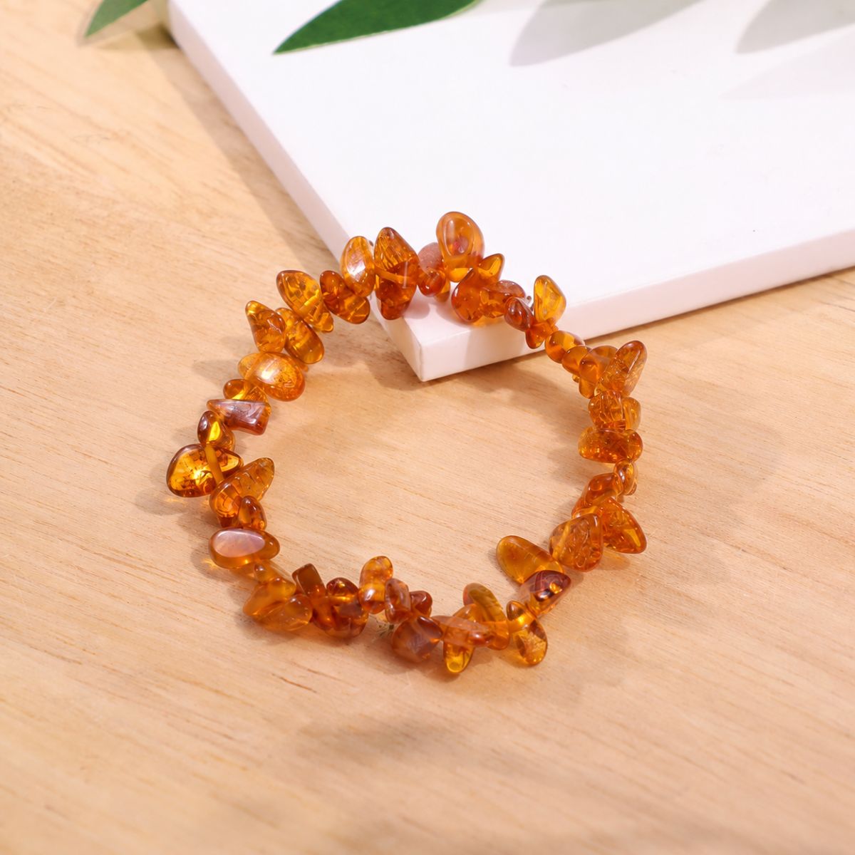 Amber Unshaped Bracelet-Shubhanjali Store (1) amber unshaped bracelet