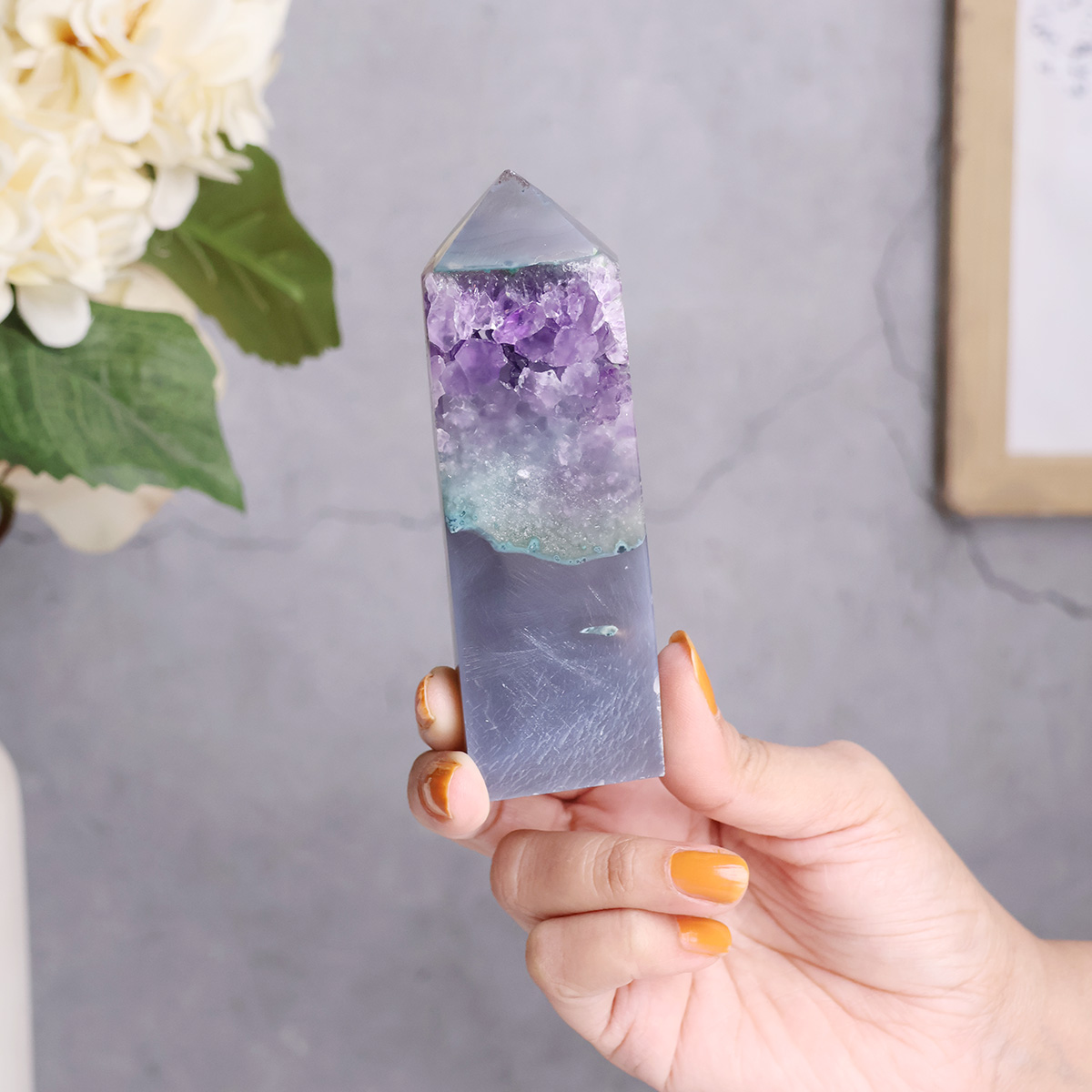 Amethyst Agate Tower-Shubhanjali Store (21) amethyst agate tower