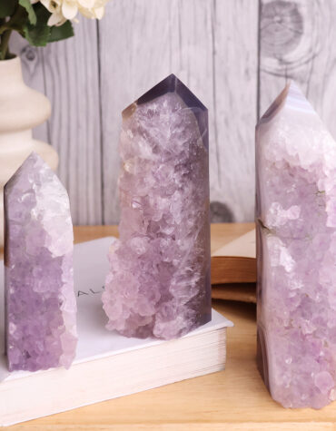 amethyst agate tower