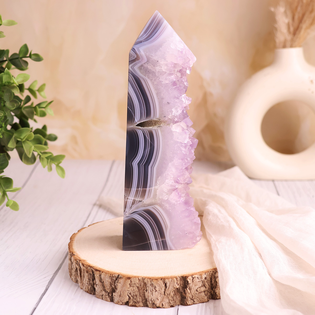 Amethyst Agate Tower-Shubhanjali Store (6) amethyst agate tower