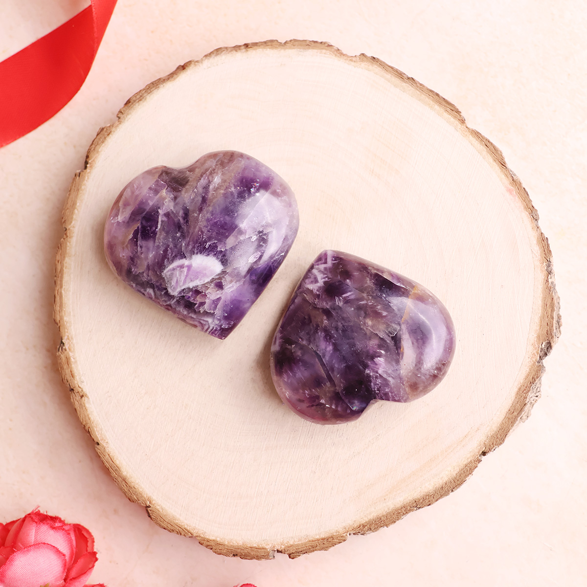 Amethyst Heart-Shubhanjali Store (1) amethyst heart