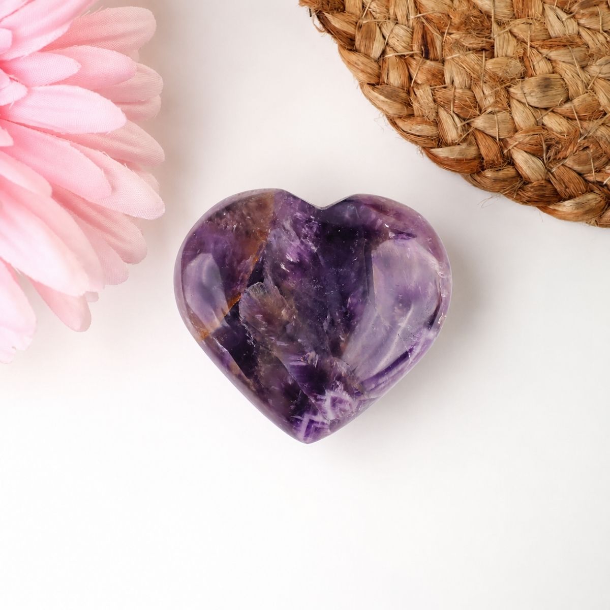 Amethyst Heart-Shubhanjali Store (2) amethyst heart