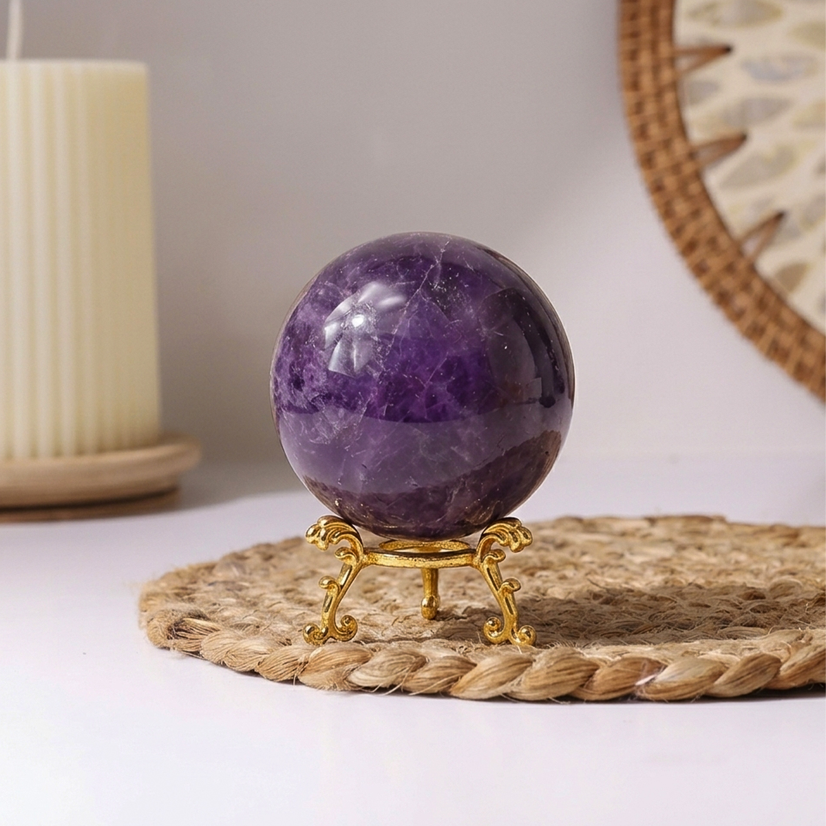 Amethyst Mini Ball AA amethyst mini ball aa