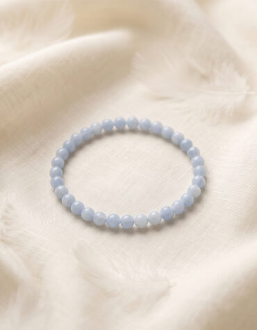 angelite bracelet 4 mm