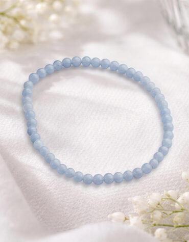 angelite bracelet 4 mm
