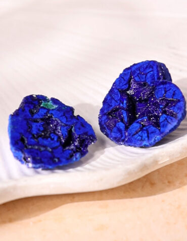 blue berry druzy azurite