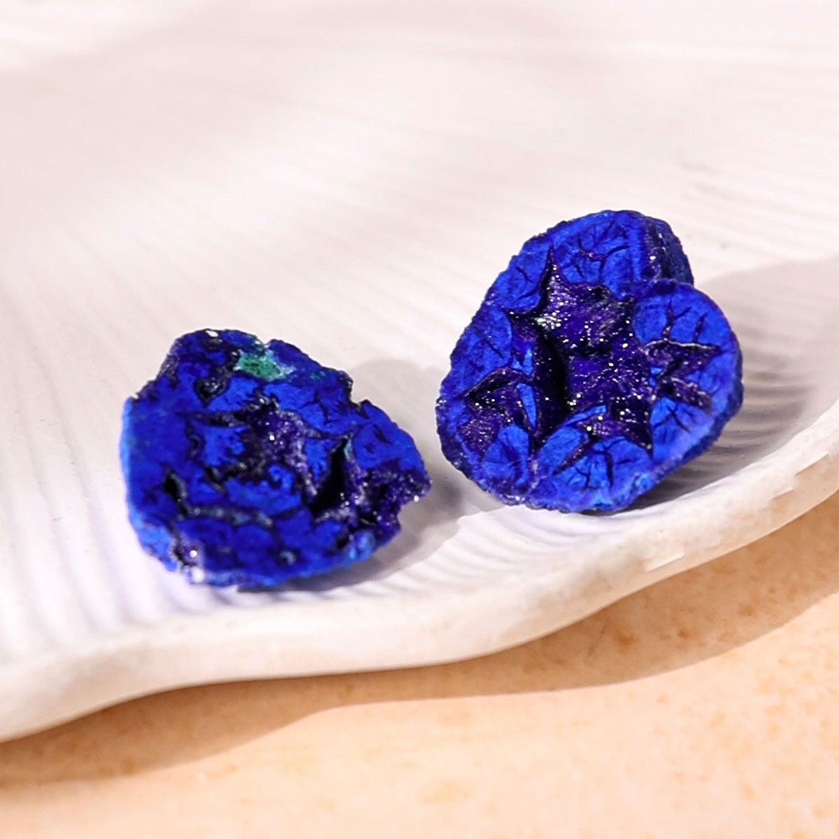 Blue Berry Druzy Azurite-Shubhanjali Store (1) blue berry druzy azurite