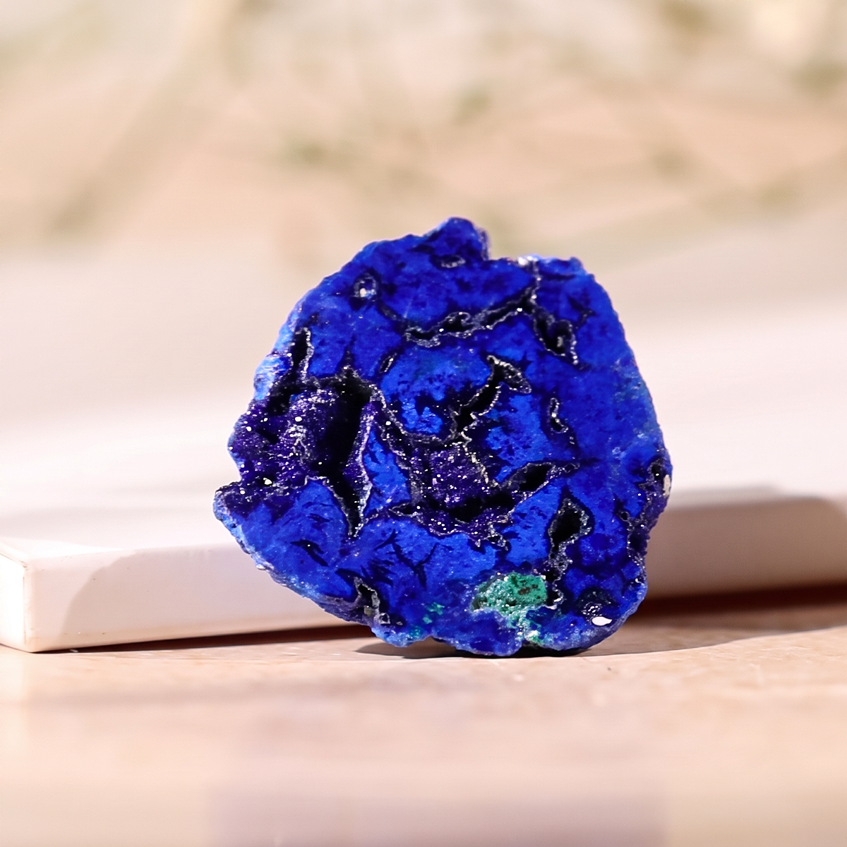 Blue Berry Druzy Azurite-Shubhanjali Store (1) blue berry druzy azurite