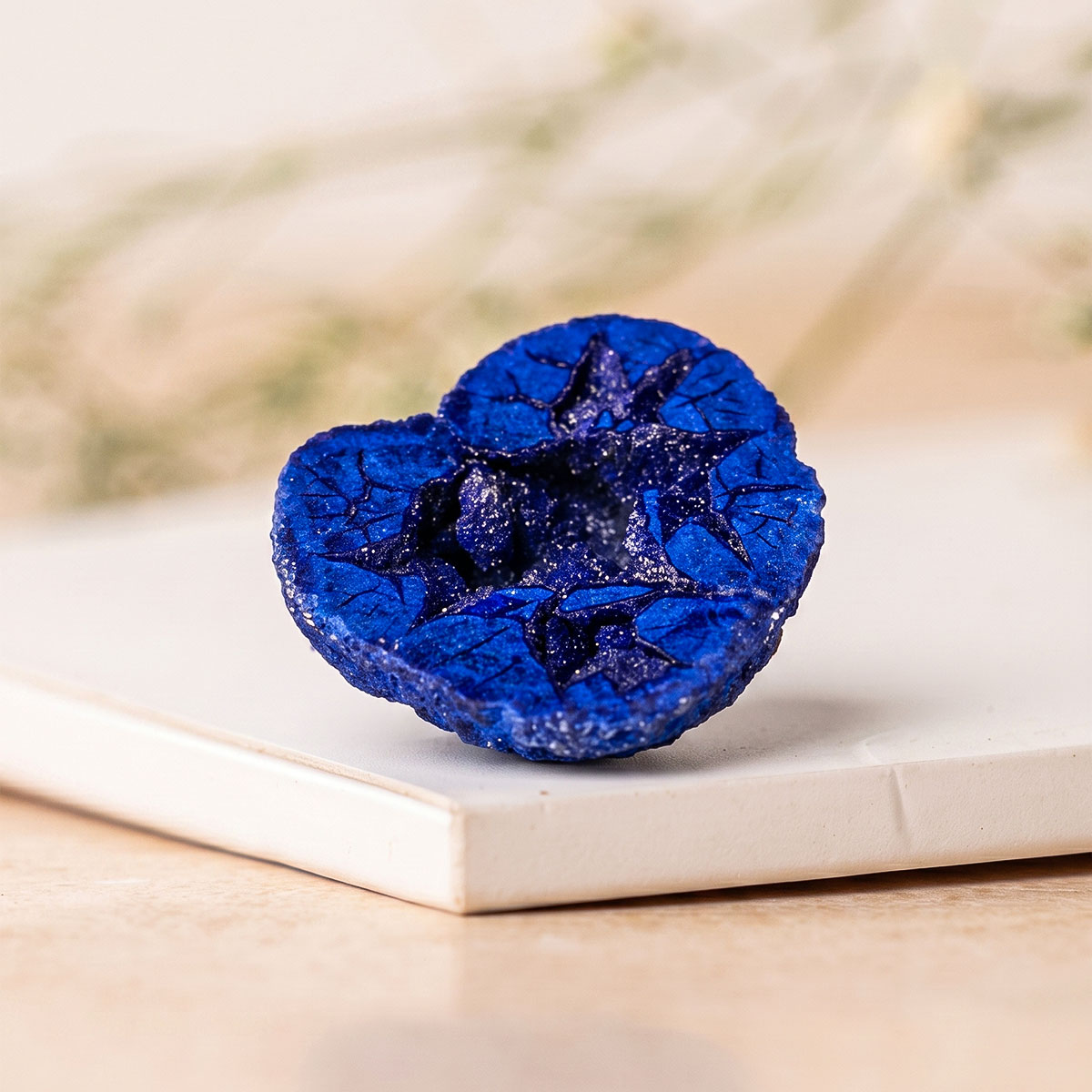 Blue Berry Druzy Azurite-Shubhanjali Store (4) blue berry druzy azurite