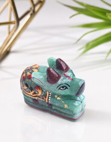 green aventurine printed nandi