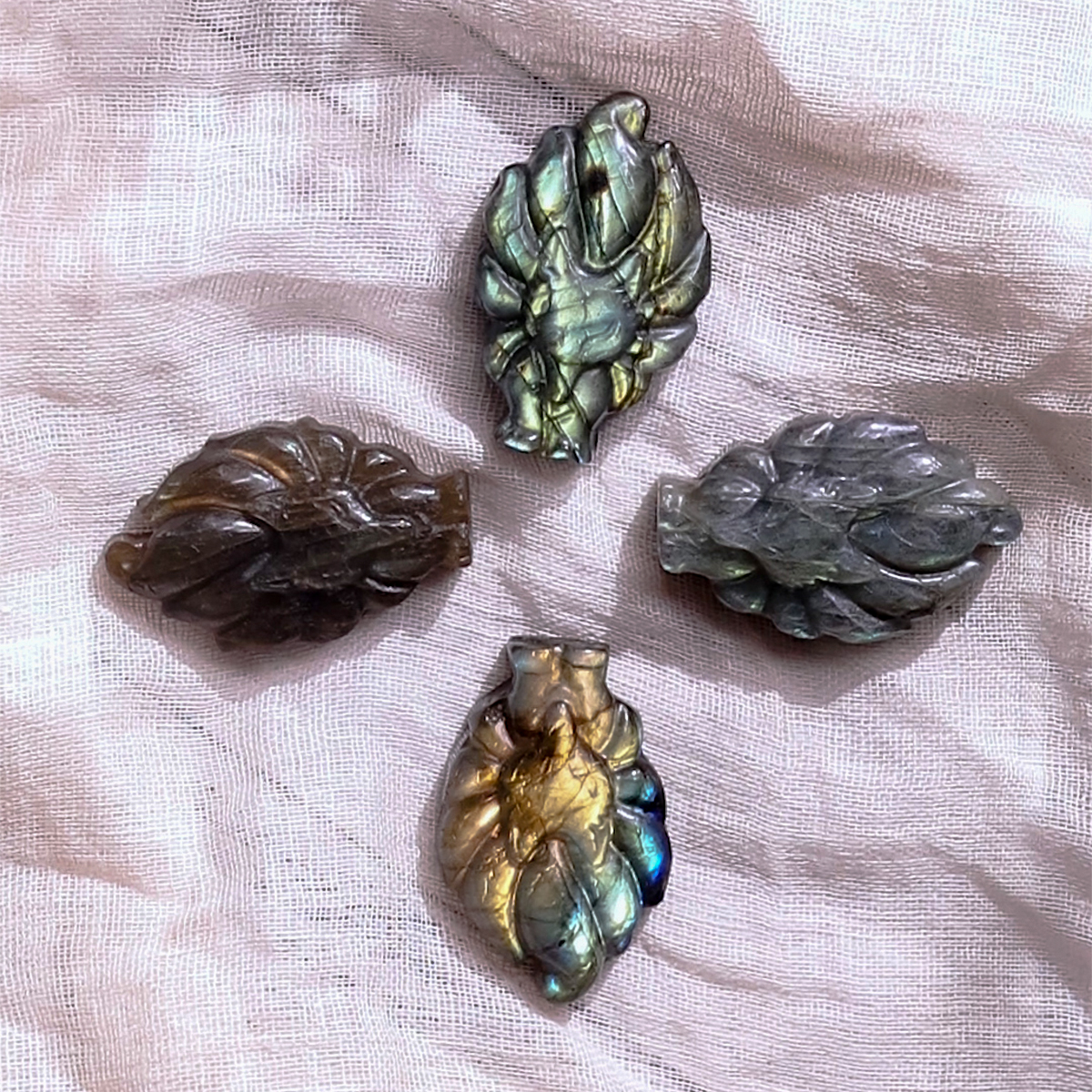 Labradorite Nine Tailed Fox-Shubhanjali Store (1) labradorite nine tailed fox