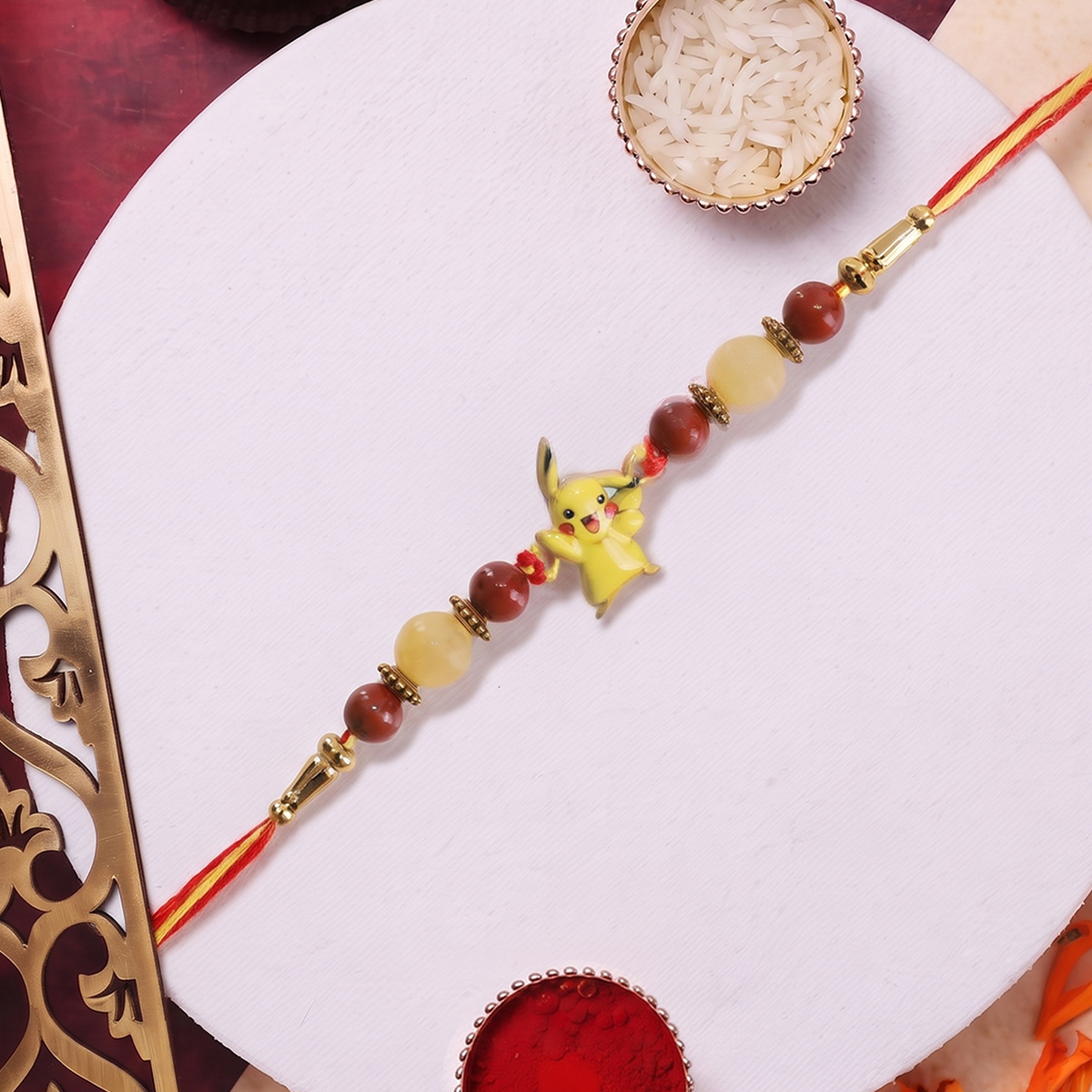 Motivation Pikachu Rakhi-Shubhanjali Store (1) motivation pikachu rakhi