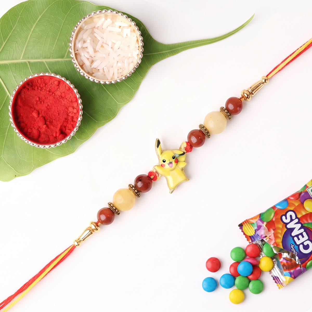 Motivation Pikachu Rakhi-Shubhanjali Store (3) motivation pikachu rakhi