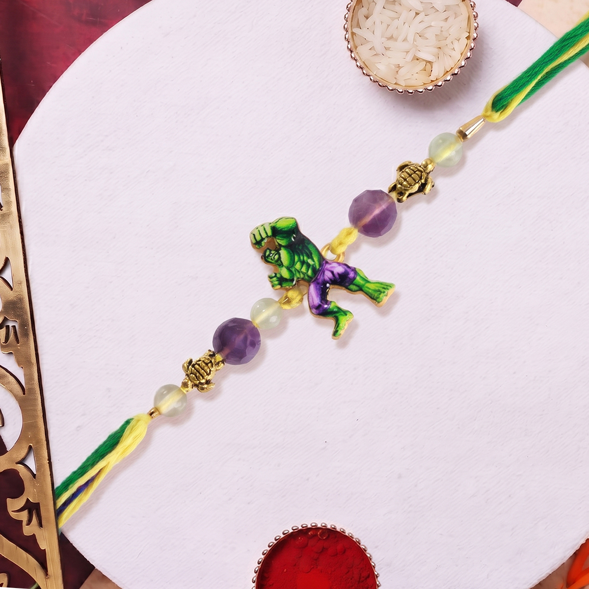 Power & Focus Hulk Rakhi-Shubhanjali Store (1) power & focus hulk rakhi