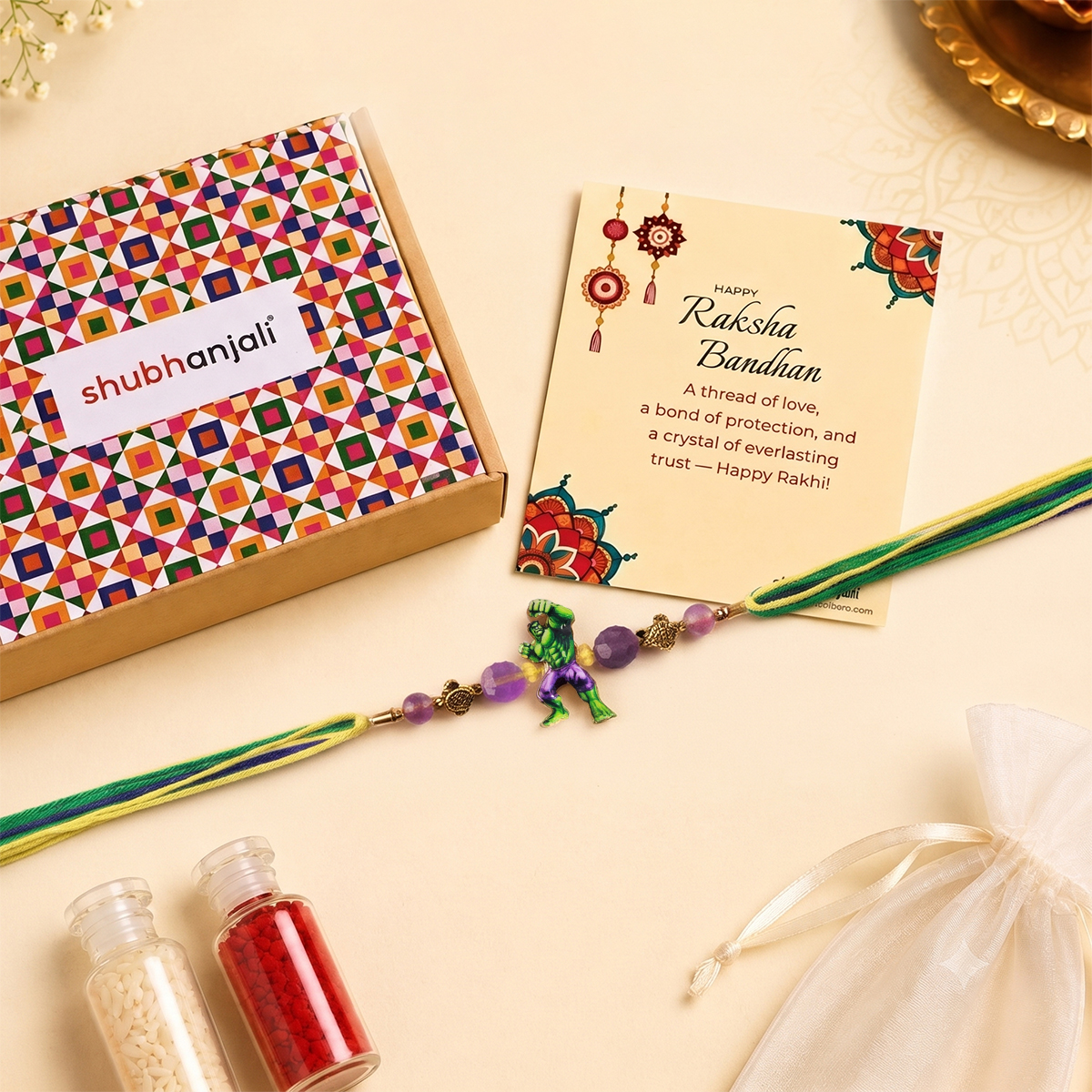 Power & Focus Hulk Rakhi power & focus hulk rakhi