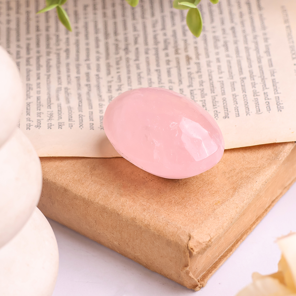 Star Rose Quartz Palm Stone (5) star rose quartz palm stone