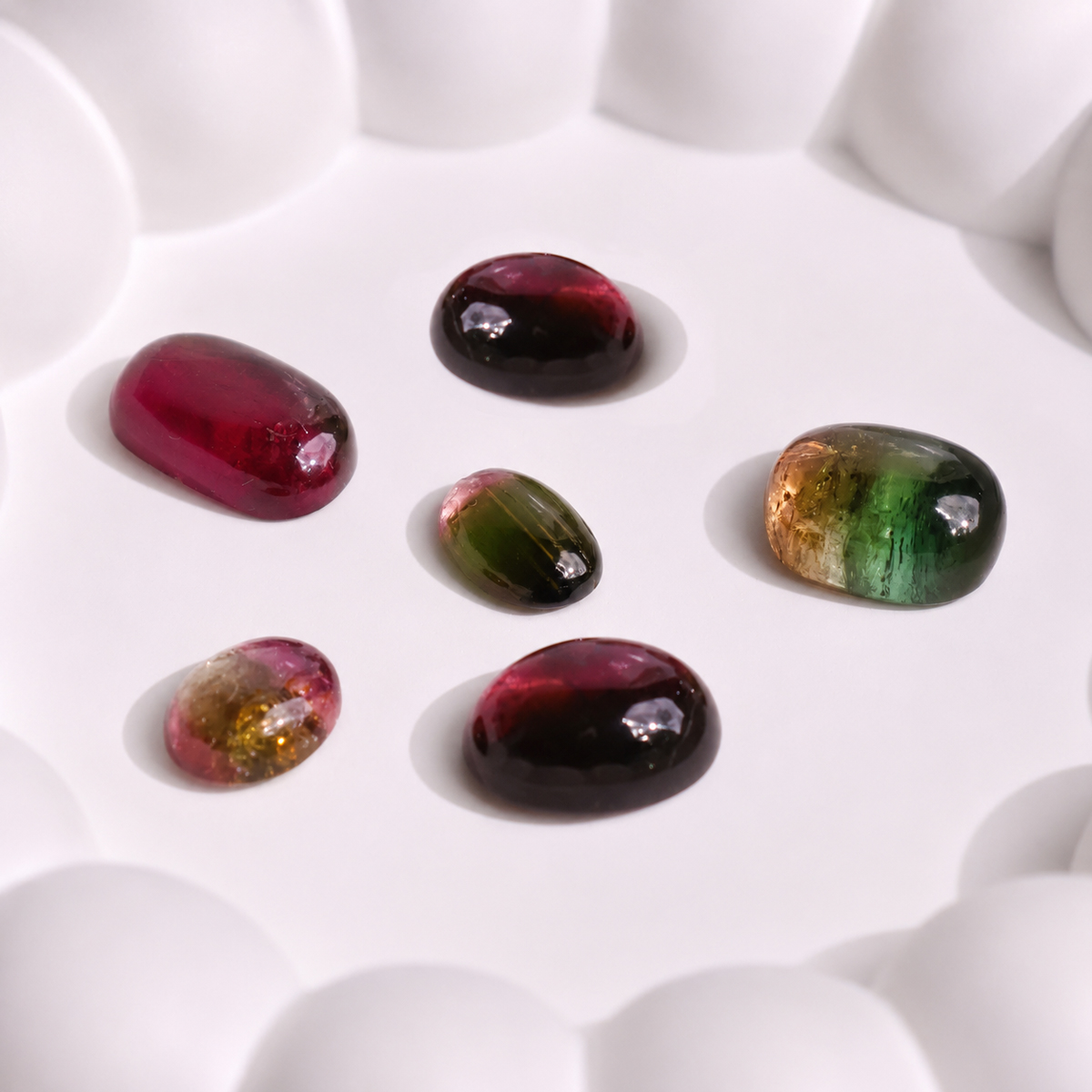 Watermelon Tourmaline Cabochon AA-Shubhanjali Store (2) watermelon tourmaline cabochon aa