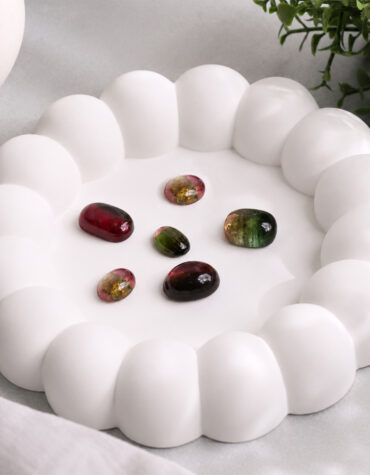 watermelon tourmaline cabochon aa