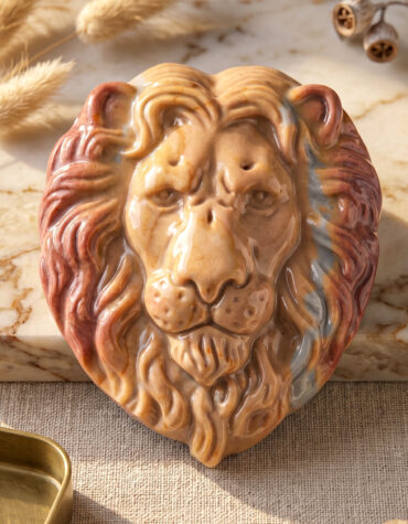 alashan agate lion face