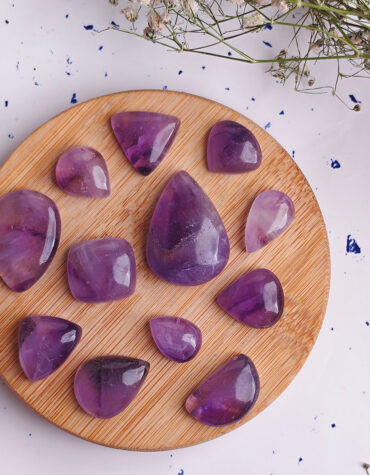 amethyst cabochon