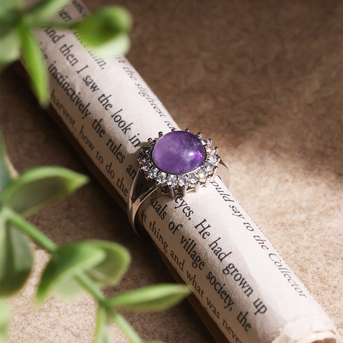 Amethyst Round Diamond Ring - Shubhanjali Store (3) auto draft