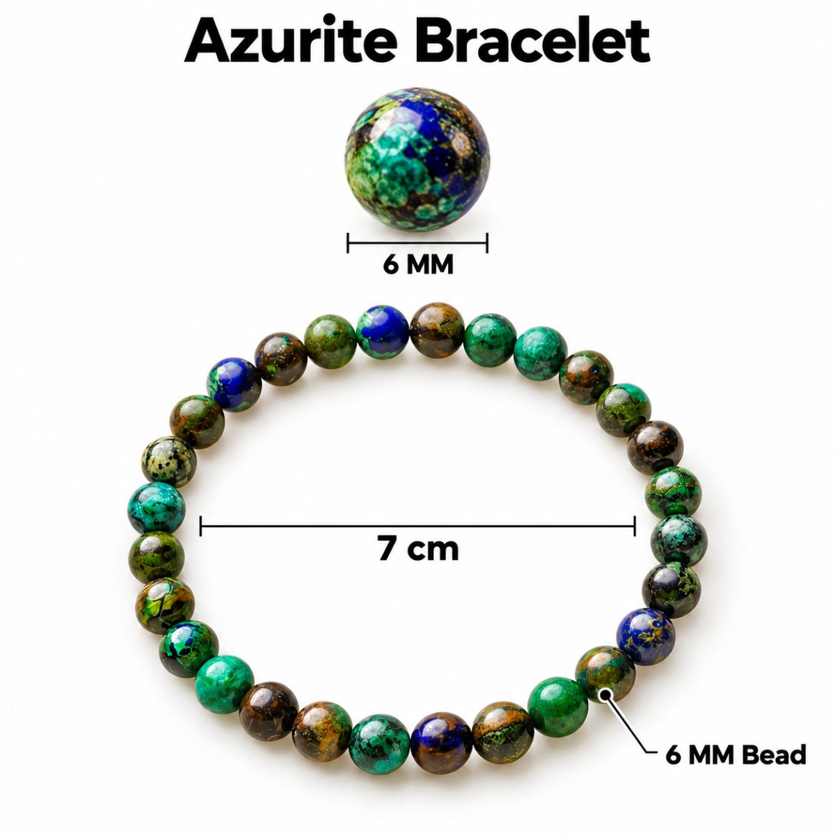 Azurite Bracelet (2) azurite bracelet