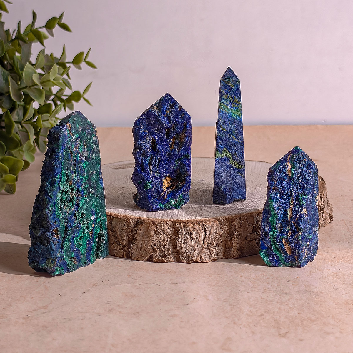 Azurite Raw Point-Shubhanjali Store (5) azurite raw point