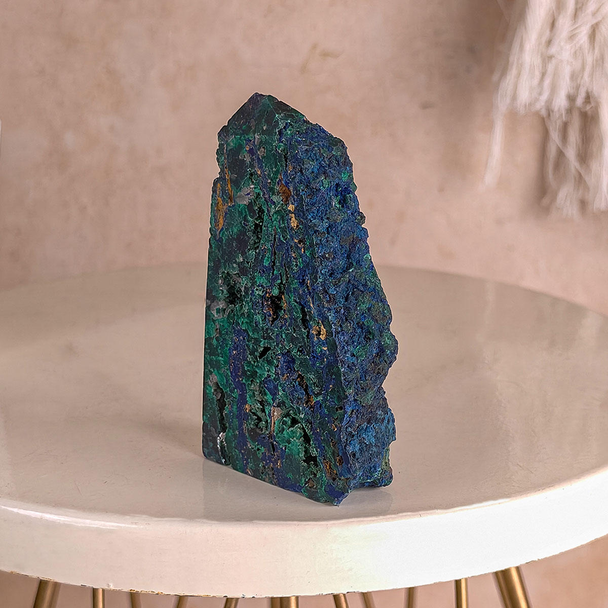 Azurite Raw Point-Shubhanjali Store (6) azurite raw point