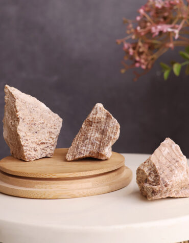 banded aragonite raw
