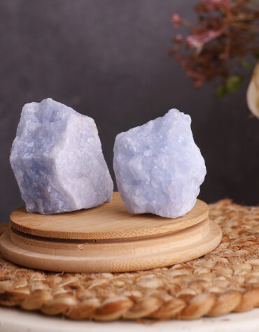 blue calcite raw