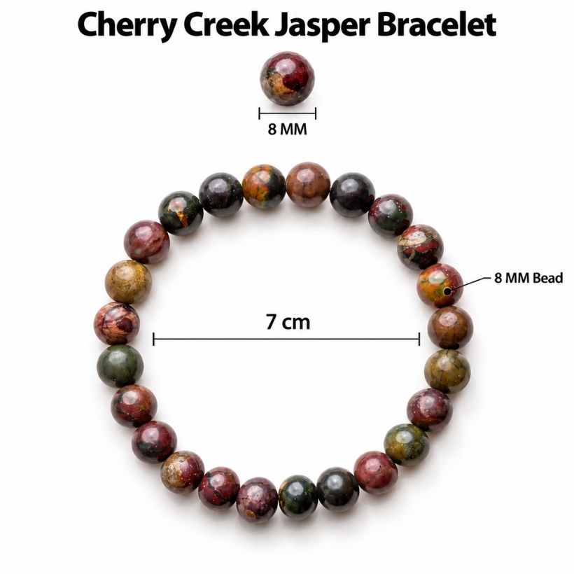 Cherry Creek Jasper Bracelet 8mm cherry creek jasper bracelet 8mm