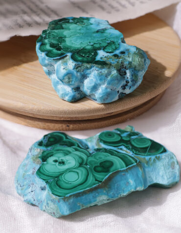 chrysocolla with malachite slab hq