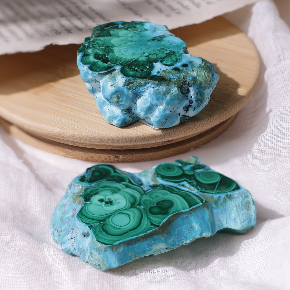 Chrysocolla With Malachite Slab HQ-Shubhanjali Store (1) chrysocolla with malachite slab hq