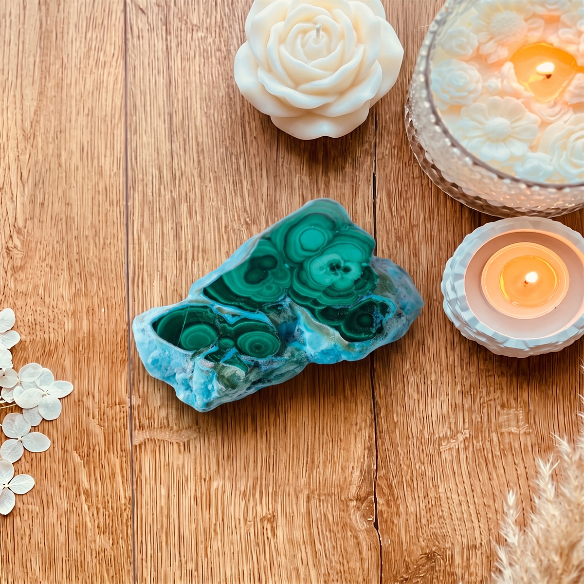 Chrysocolla With Malachite Slab HQ-Shubhanjali Store (2) chrysocolla with malachite slab hq