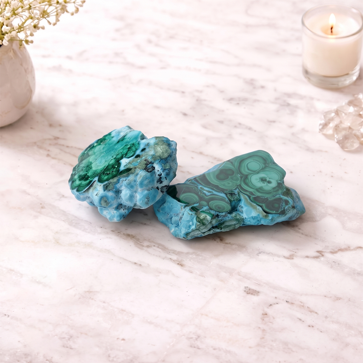 Chrysocolla With Malachite Slab HQ-Shubhanjali Store (3) chrysocolla with malachite slab hq