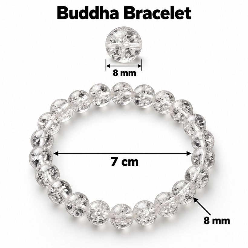 Crackle Quartz Bracelet 8mm crackle quartz bracelet 8mm