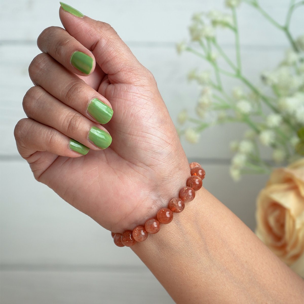 Golden Sunstone Bracelet HQ-Shubhanjali Store (4) golden sunstone bracelet hq