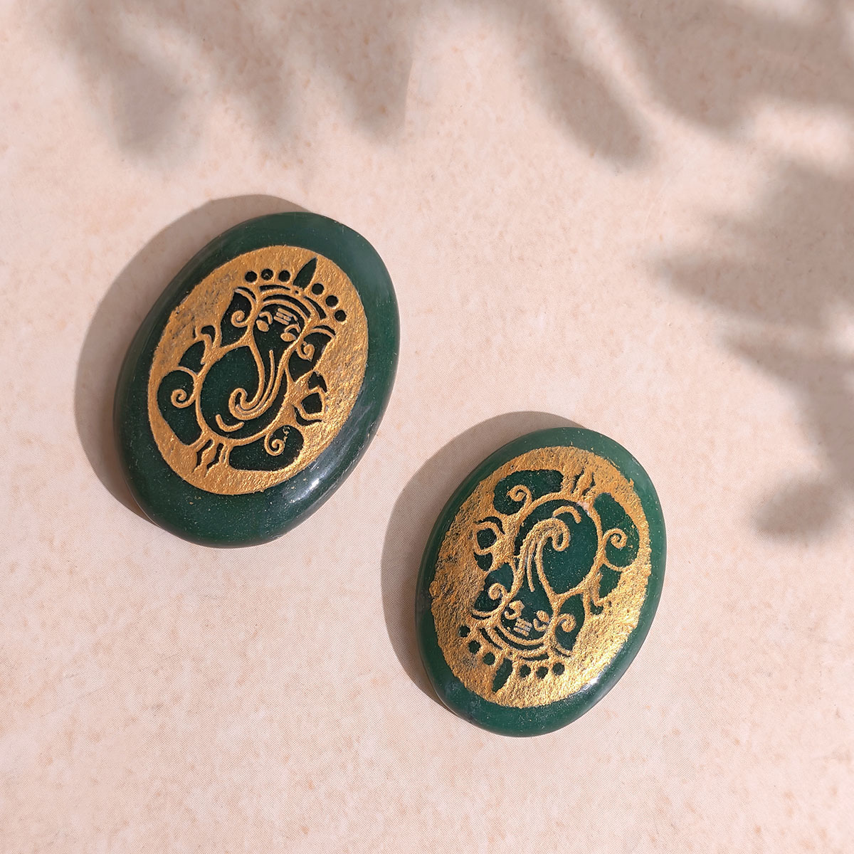 Green Jade Money Switch Oval Ganesha-Shubhanjali Store (1) green jade money switch oval ganesha