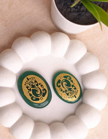 green jade money switch oval ganesha
