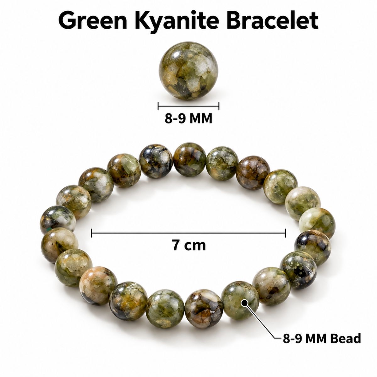 Green Kyanite Bracelet green kyanite bracelet