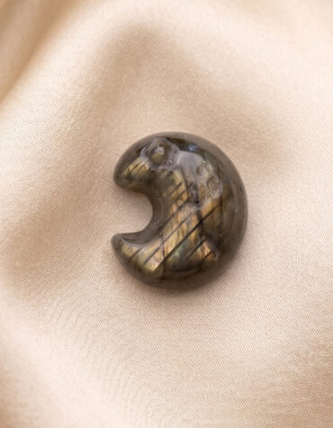 labradorite half moon small
