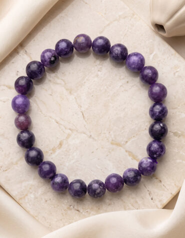 lepidolite bracelet 8 mm