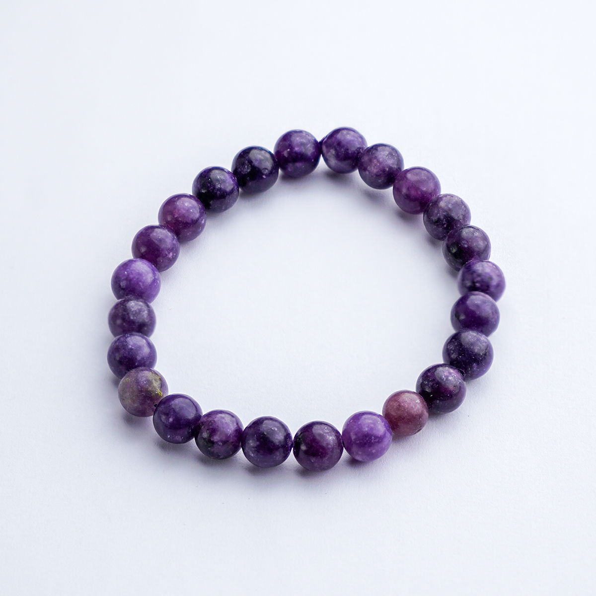 Lepidolite Bracelet 8 mm-Shubhanjali Store (4) lepidolite bracelet 8 mm