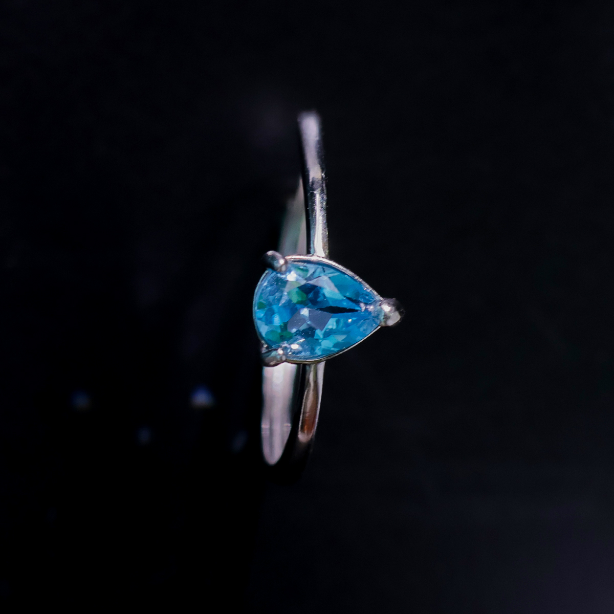 London Topaz Ring Silver-Shubhanjali Store (3) london topaz ring silver